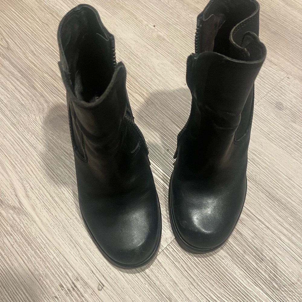 All Saints Black Ankle Boots